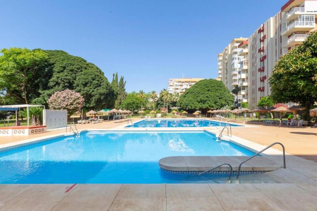 Apt Con Espectacular Vista, Piscinas, Recep 24 Hs Benalmádena Eksteriør bilde